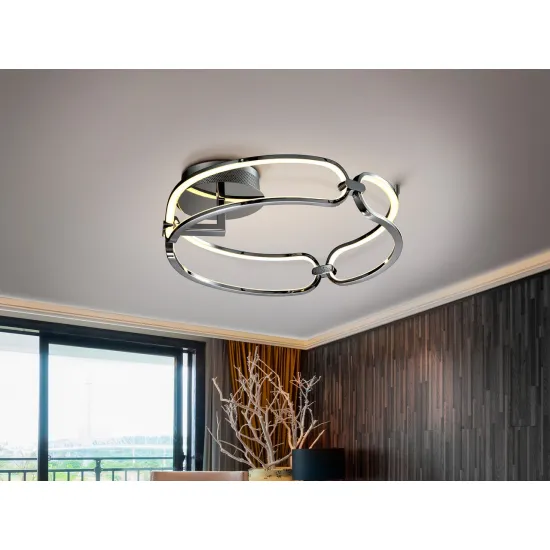 SCHULLER COLETTE króm LED mennyezeti lámpa (SCH-786485D) LED  IP20