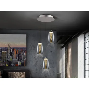 SCHULLER NÉBULA króm LED függesztett lámpa (SCH-584326) LED 3 izzós IP20 SCHULLER NÉBULA króm LED függesztett lámpa (SCH-584326) LED 3 izzós IP20