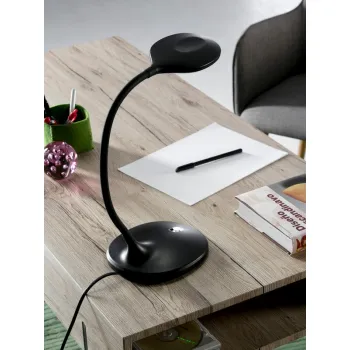 SCHULLER SCOOP fekete  LED asztali lámpa (SCH-552764) LED 1 izzós IP20