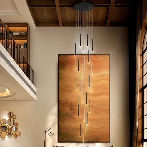 SCHULLER VARAS fekete-arany LED függesztett lámpa (SCH-373968GD) LED  IP20