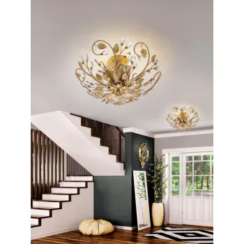 SCHULLER VERDI arany  mennyezeti lámpa (SCH-481541) E14 4 izzós IP20