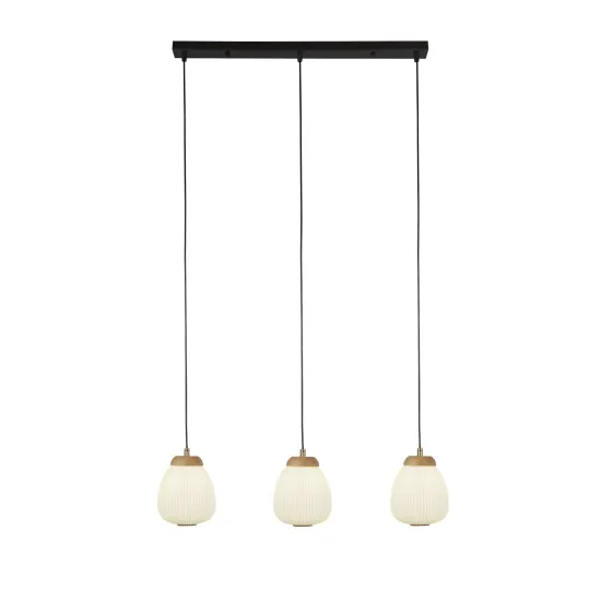 Searchlight Ella barna-fehér függesztett lámpa (SL-31411-3NA) E14 1 izzós IP20