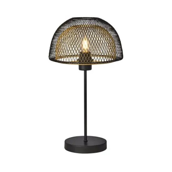 Searchlight Honeycomb fekete-arany asztali lámpa (SL-EU6848BGO) E27 1 izzós IP20