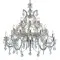 Searchlight Marie Therese króm-átlátszó kristály csillár (SL-3314-30) E14 30 izzós IP20