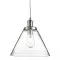 Searchlight Pyramid króm-átlátszó függesztett lámpa (SL-3228CC) E27 1 izzós IP20