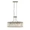 Searchlight Victoria bronz-átlátszó kristály függesztett lámpa (SL-8095-5AB) E27 5 izzós IP20
