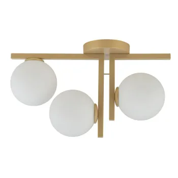 Sigma Andy arany-fehér mennyezeti lámpa (SIG-33338) G9 3 izzós IP20