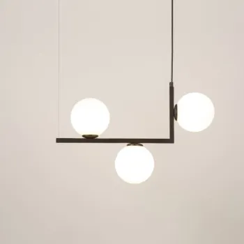 Sigma Andy fekete-fehér függesztett lámpa (SIG-33609) G9 3 izzós IP20