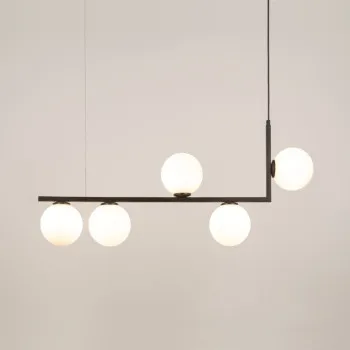 Sigma Andy fekete-fehér függesztett lámpa (SIG-33611) G9 5 izzós IP20