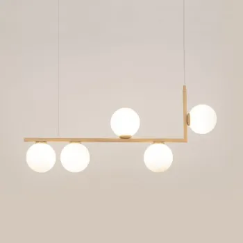 Sigma Andy arany-fehér függesztett lámpa (SIG-33612) G9 5 izzós IP20