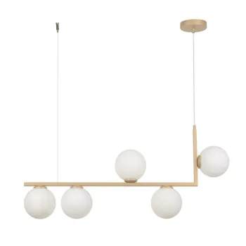 Sigma Andy arany-fehér függesztett lámpa (SIG-33612) G9 5 izzós IP20