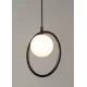 Sigma Aqua fekete-fehér függesztett lámpa (SIG-33407) G9 1 izzós IP20