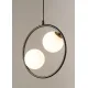 Sigma Aqua fekete-fehér függesztett lámpa (SIG-33410) G9 2 izzós IP20