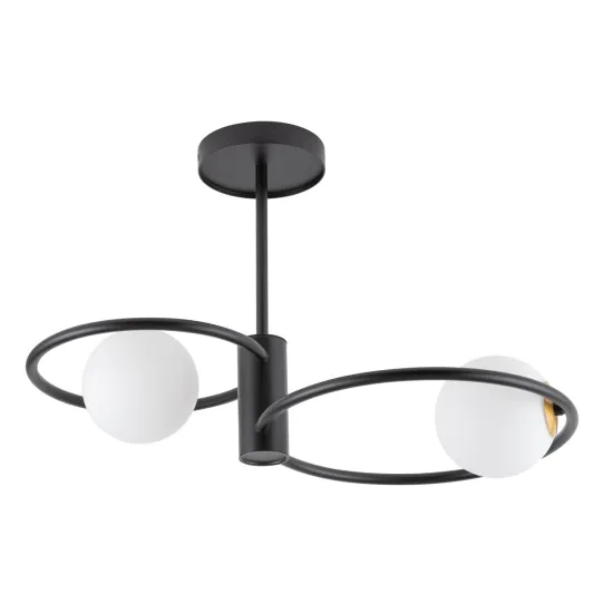 Sigma Aqua fekete-fehér mennyezeti lámpa (SIG-33462) G9 2 izzós IP20