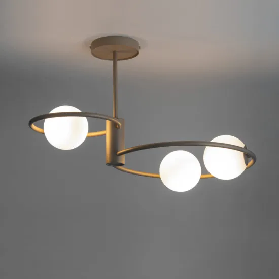 Sigma Aqua arany-fehér mennyezeti lámpa (SIG-33467) G9 3 izzós IP20