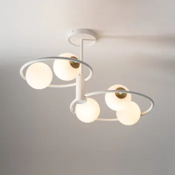 Sigma Aqua fehér mennyezeti lámpa (SIG-33469) G9 5 izzós IP20