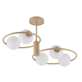 Sigma Aqua arany-fehér mennyezeti lámpa (SIG-33470) G9 5 izzós IP20