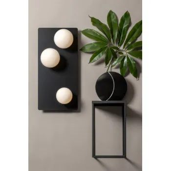 Sigma Argon fekete-fehér mennyezeti/fali lámpa (SIG-33279) G9 3 izzós IP20