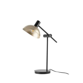 Sigma Artis fekete-arany asztali lámpa (SIG-50357) E14 1 izzós IP20