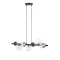 Sigma Avola fekete-átlátszó függesztett lámpa (SIG-40792) G9 7 izzós IP20