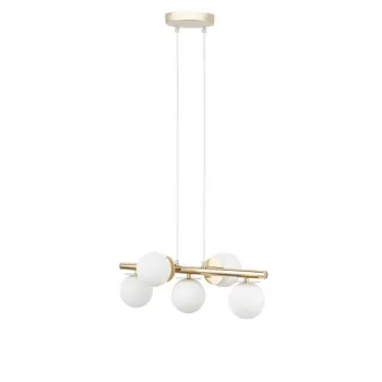 Sigma Avola arany-fehér függesztett lámpa (SIG-40795) G9 5 izzós IP20