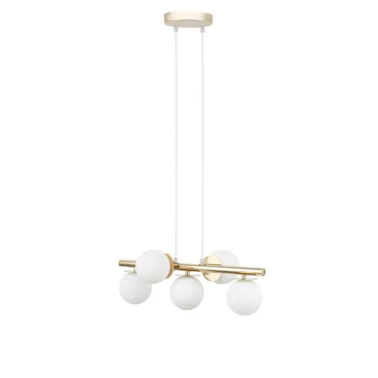 Sigma Avola arany-fehér függesztett lámpa (SIG-40795) G9 5 izzós IP20