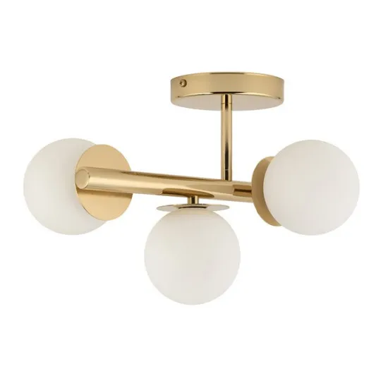 Sigma Avola arany-fehér mennyezeti lámpa (SIG-40798) G9 3 izzós IP20