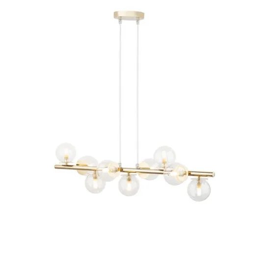 Sigma Avola arany-átlátszó függesztett lámpa (SIG-40801) G9 9 izzós IP20