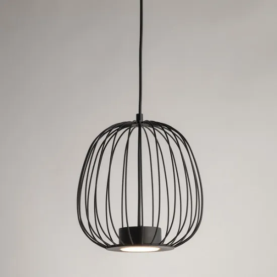 Sigma Bell Plus fekete függesztett lámpa (SIG-40877) GX53 1 izzós IP20