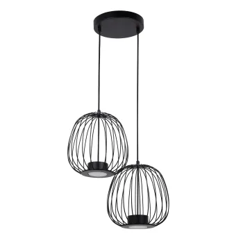 Sigma Bell Plus fekete függesztett lámpa (SIG-41100) GX53 2 izzós IP20