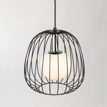 Sigma Bell fekete-ezüst függesztett lámpa (SIG-40722) G9 1 izzós IP20