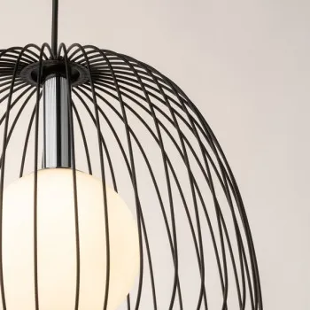 Sigma Bell fekete-ezüst függesztett lámpa (SIG-40723) G9 1 izzós IP20