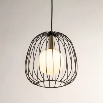 Sigma Bell fekete-arany függesztett lámpa (SIG-40726) G9 1 izzós IP20