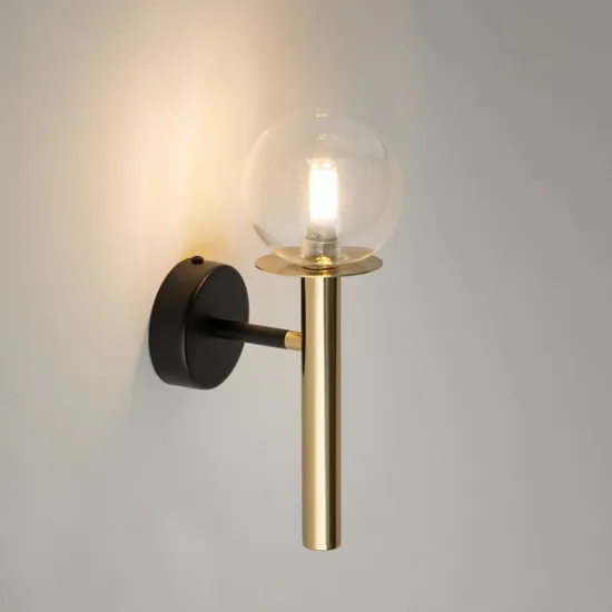 Sigma Daisy arany-átlátszó fali lámpa (SIG-40761) G9 1 izzós IP20