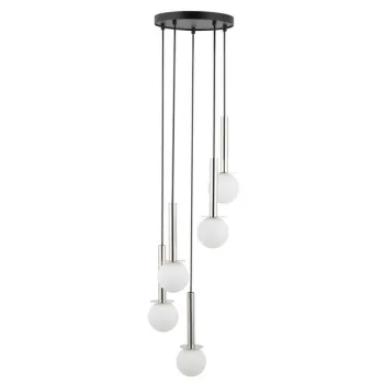 Sigma Daisy ezüst-fehér függesztett lámpa (SIG-40765) G9 5 izzós IP20