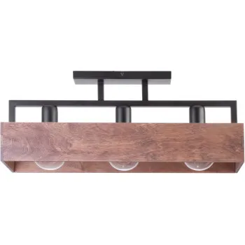 Sigma Dakota fekete-barna mennyezeti lámpa (SIG-31740) E27 3 izzós IP20 Sigma Dakota fekete-barna mennyezeti lámpa (SIG-31740) E27 3 izzós IP20