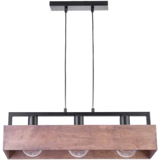 Sigma Dakota fekete-barna függesztett lámpa (SIG-31746) E27 3 izzós IP20 Sigma Dakota fekete-barna függesztett lámpa (SIG-31746) E27 3 izzós IP20