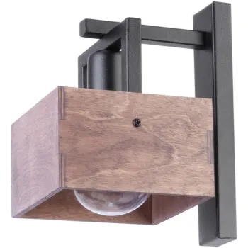 Sigma Dakota fekete-barna fali lámpa (SIG-31752) E27 1 izzós IP20 Sigma Dakota fekete-barna fali lámpa (SIG-31752) E27 1 izzós IP20