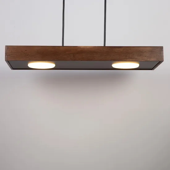 Sigma Dalia fekete-barna függesztett lámpa (SIG-41004) GX53 2 izzós IP20