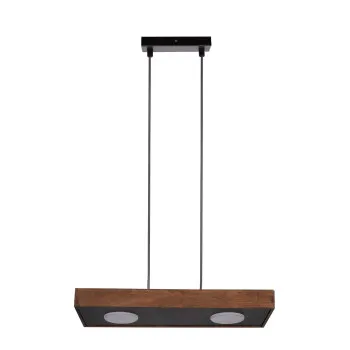 Sigma Dalia fekete-barna függesztett lámpa (SIG-41004) GX53 2 izzós IP20