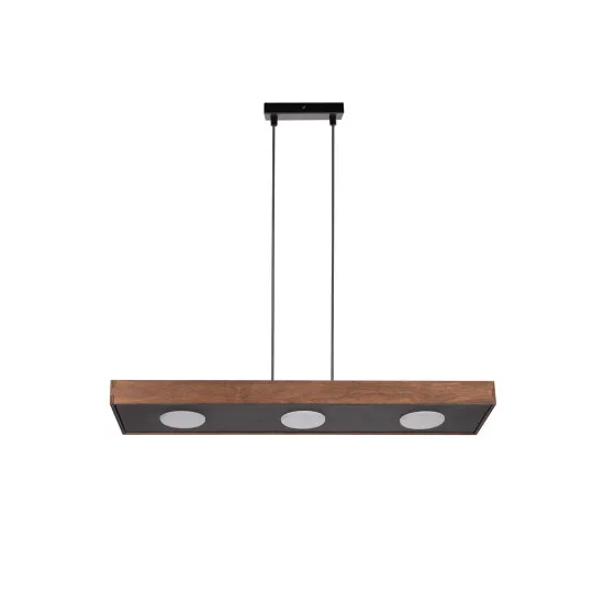 Sigma Dalia fekete-barna függesztett lámpa (SIG-41005) GX53 3 izzós IP20