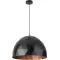 Sigma Diament fekete-réz függesztett lámpa (SIG-31368) E27 1 izzós IP20