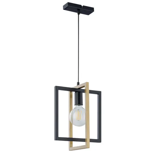 Sigma Eden fekete-arany függesztett lámpa (SIG-32230) E27 1 izzós IP20