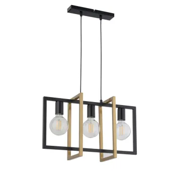 Sigma Eden fekete-arany függesztett lámpa (SIG-32234) E27 3 izzós IP20