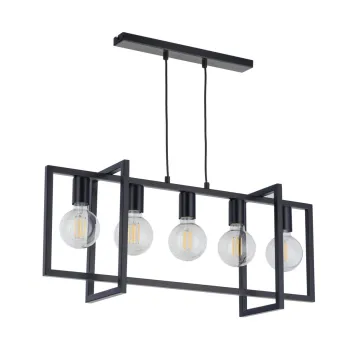 Sigma Eden fekete függesztett lámpa (SIG-32237) E27 5 izzós IP20