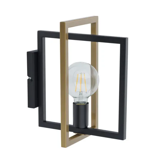 Sigma Eden fekete-arany fali lámpa (SIG-32238) E27 1 izzós IP20