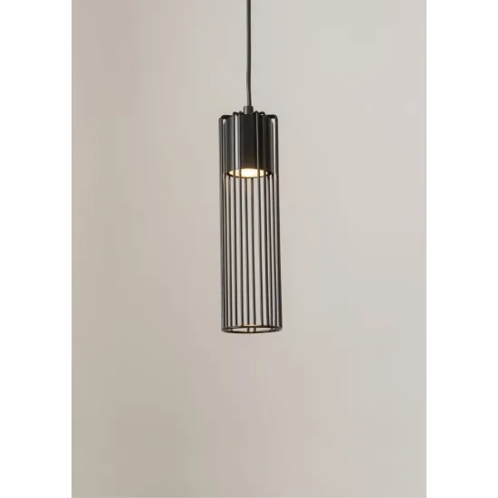 Sigma Fobia fekete függesztett lámpa (SIG-33447) GU10 1 izzós IP20