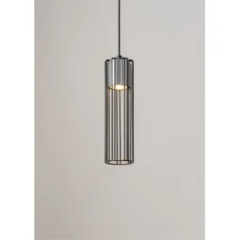 Sigma Fobia fekete-ezüst függesztett lámpa (SIG-33448) GU10 1 izzós IP20