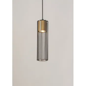 Sigma Fobia fekete-arany függesztett lámpa (SIG-33449) GU10 1 izzós IP20