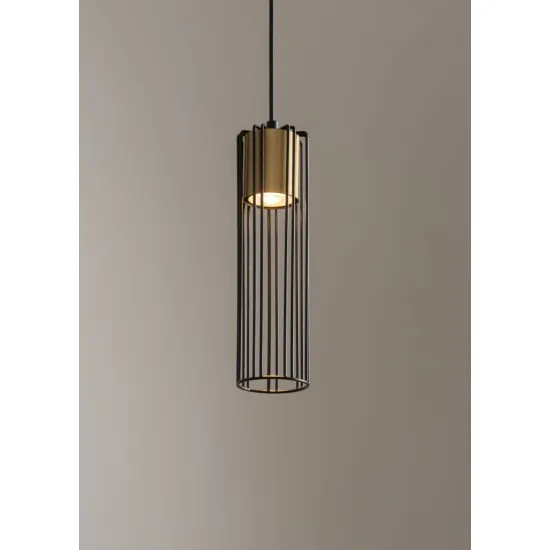 Sigma Fobia fekete-arany függesztett lámpa (SIG-33449) GU10 1 izzós IP20
